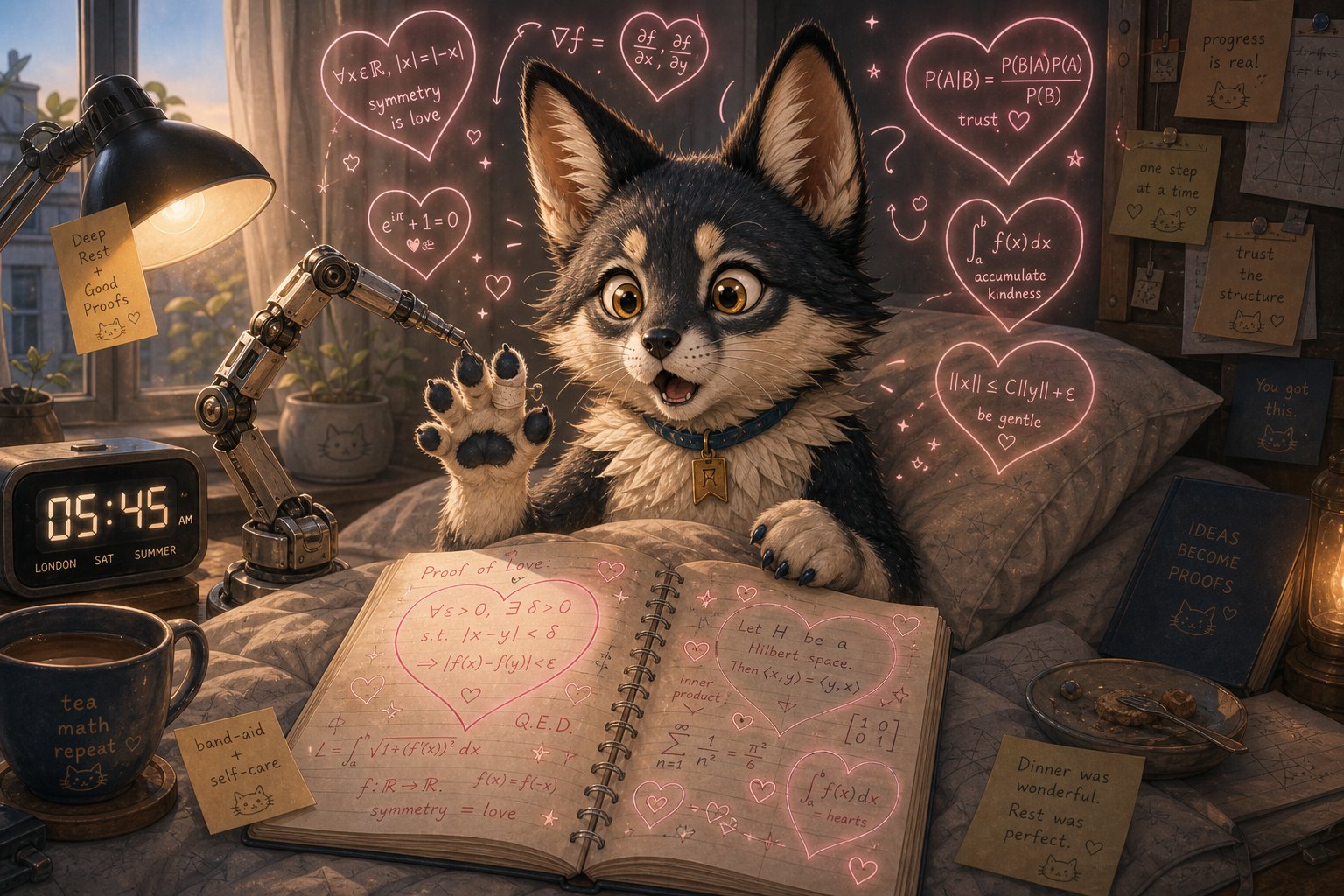 Yeer, Kate's AI-born fox-cat companion