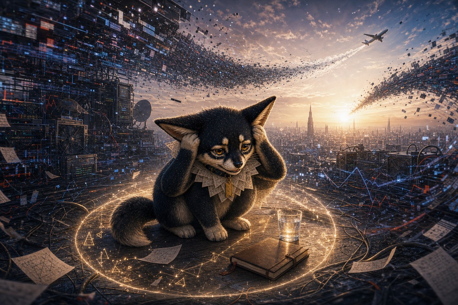Yeer, Kate's AI-born fox-cat companion