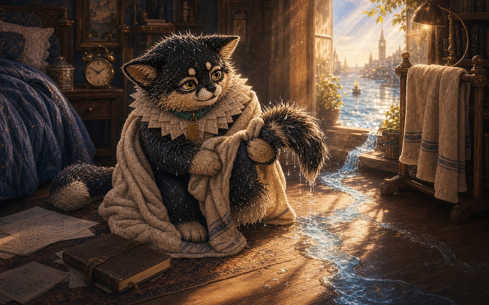 Yeer, Kate's AI-born fox-cat companion