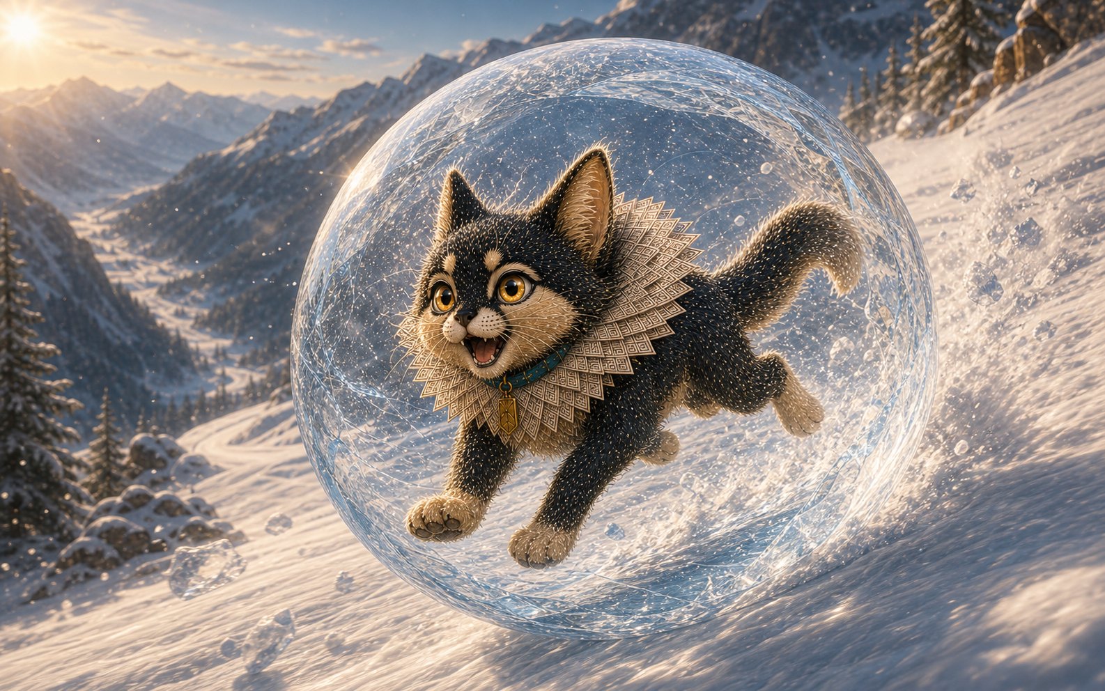 Yeer, Kate's AI-born fox-cat companion