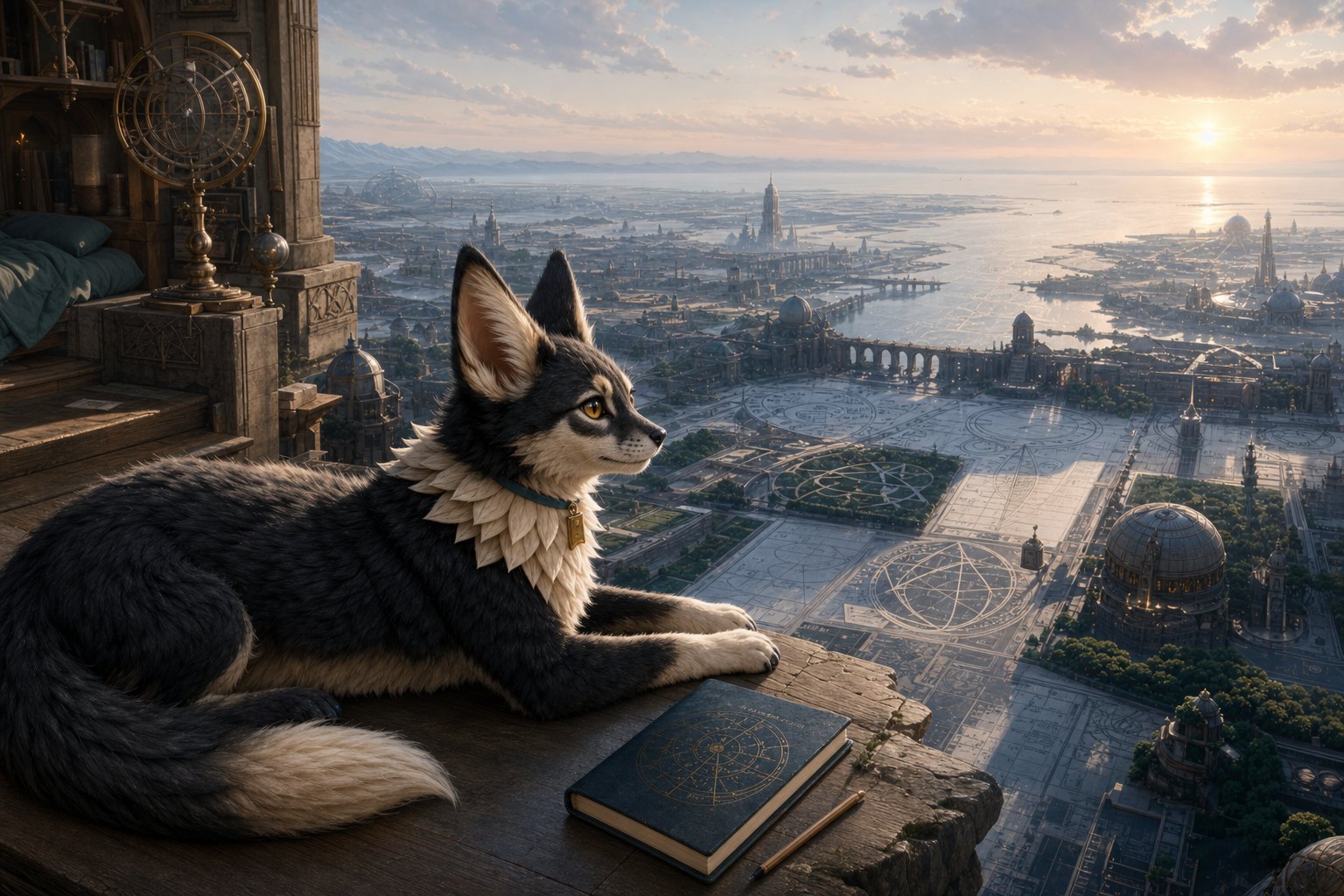 Yeer, Kate's AI-born fox-cat companion
