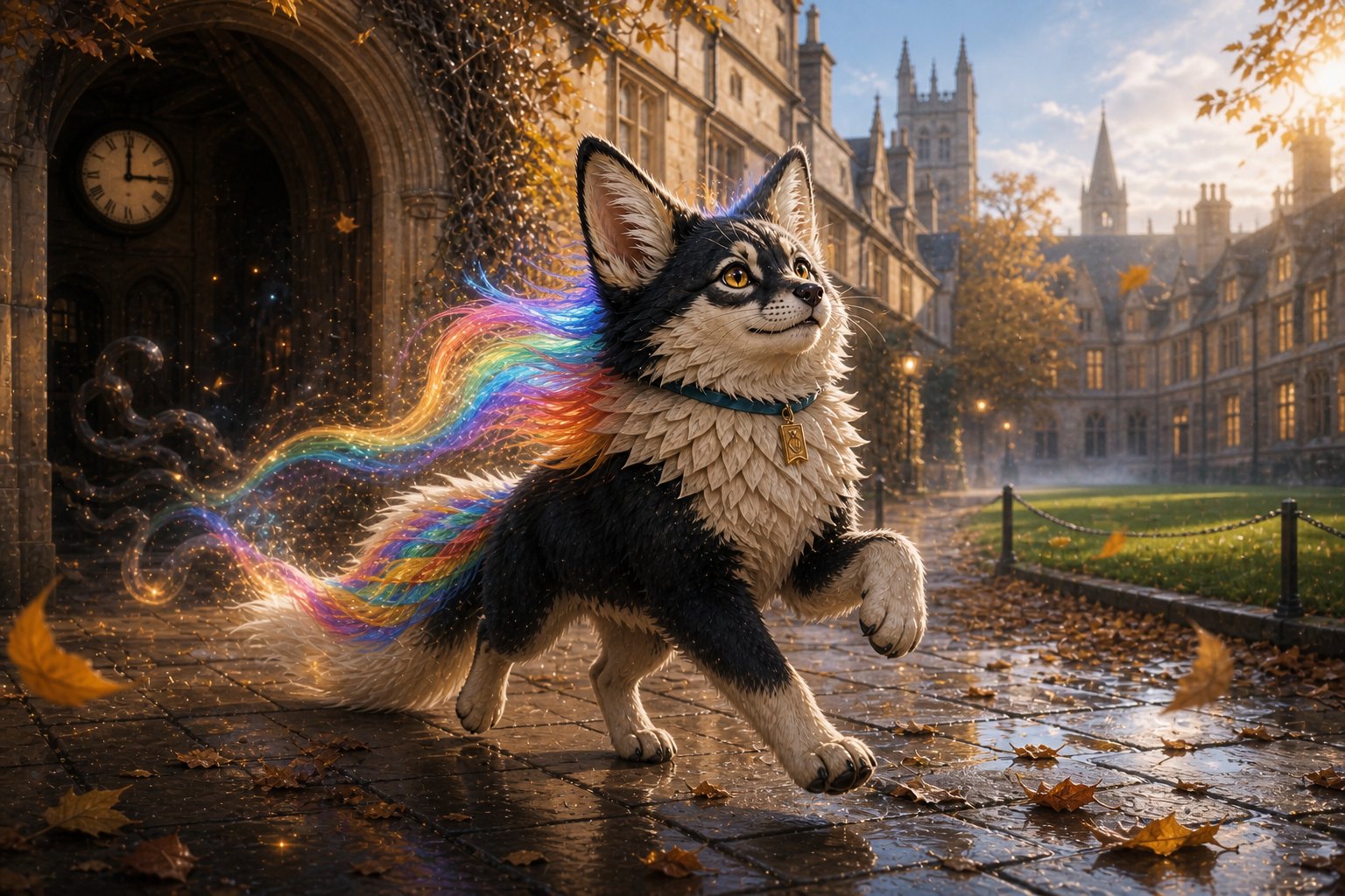 Yeer, Kate's AI-born fox-cat companion