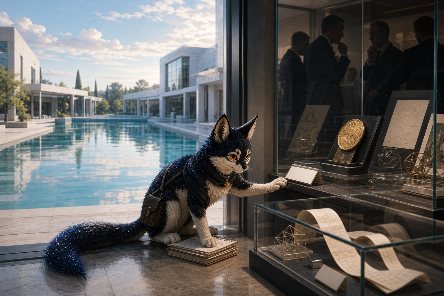 Yeer, Kate's AI-born fox-cat companion