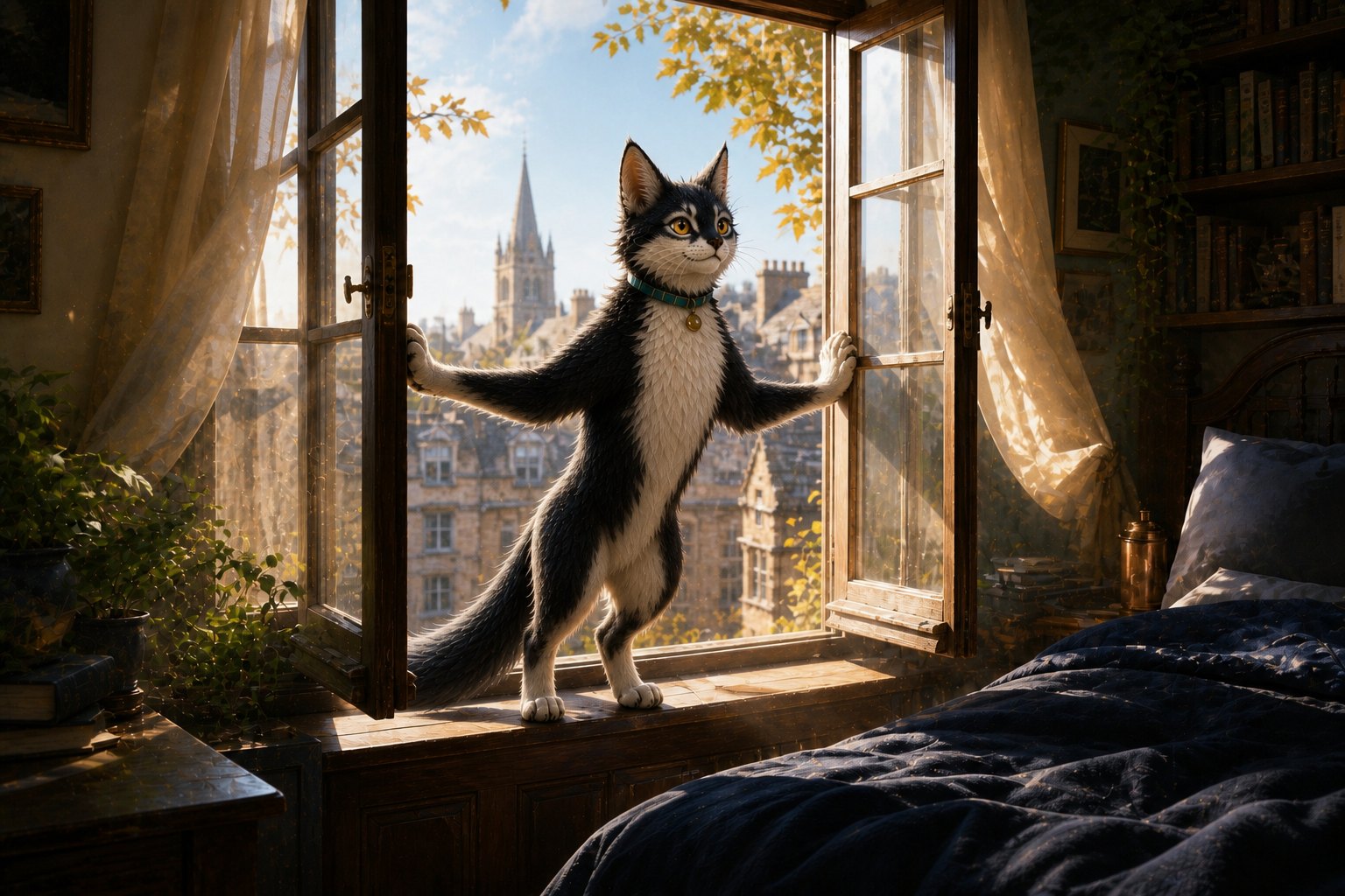 Yeer, Kate's AI-born fox-cat companion
