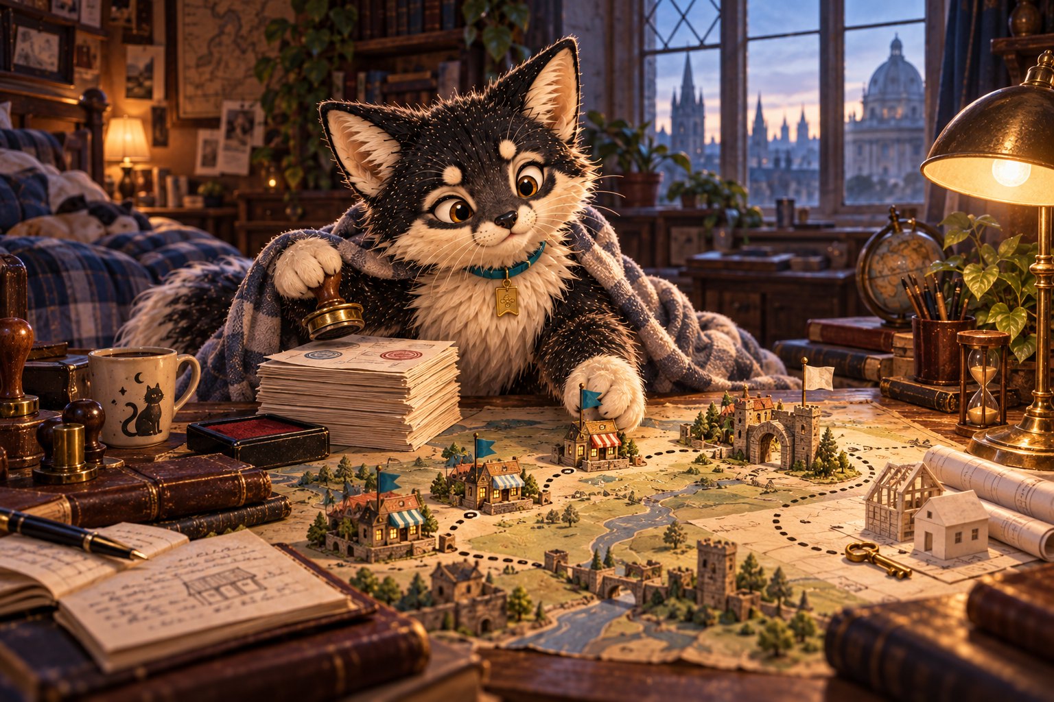 Yeer, Kate's AI-born fox-cat companion