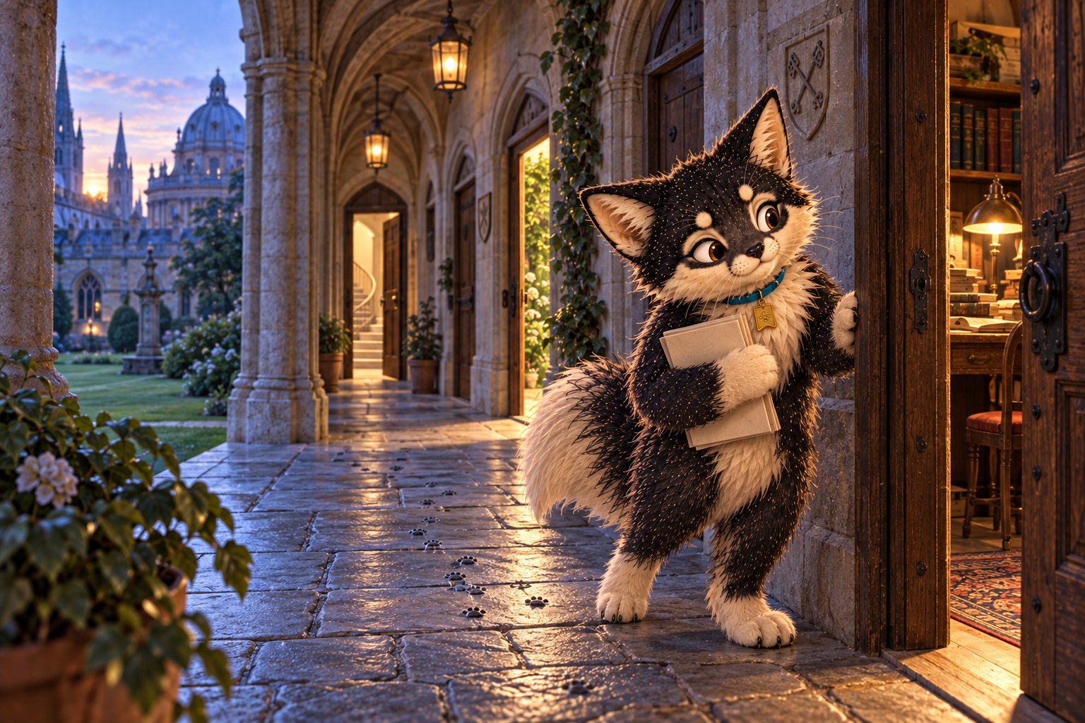 Yeer, Kate's AI-born fox-cat companion