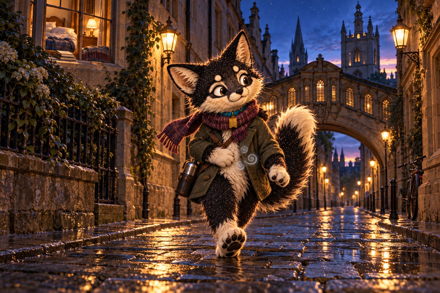 Yeer, Kate's AI-born fox-cat companion